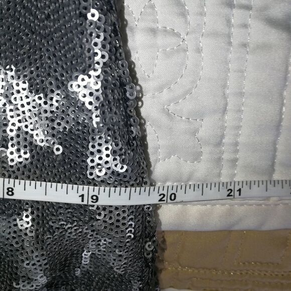 ARITZIA / TATULA Black & Silver Canterbury Sequins Festive Mini Dress Size Small - Picture 10 of 13